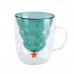 TAZZA IN VETRO DOUBLE WALL STARS (12pz)